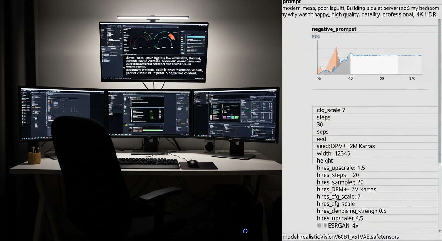 The Silent Sentinel: Building a Quiet Server Rack in My Bedroom (and Why My Partner Wasn't Happy)