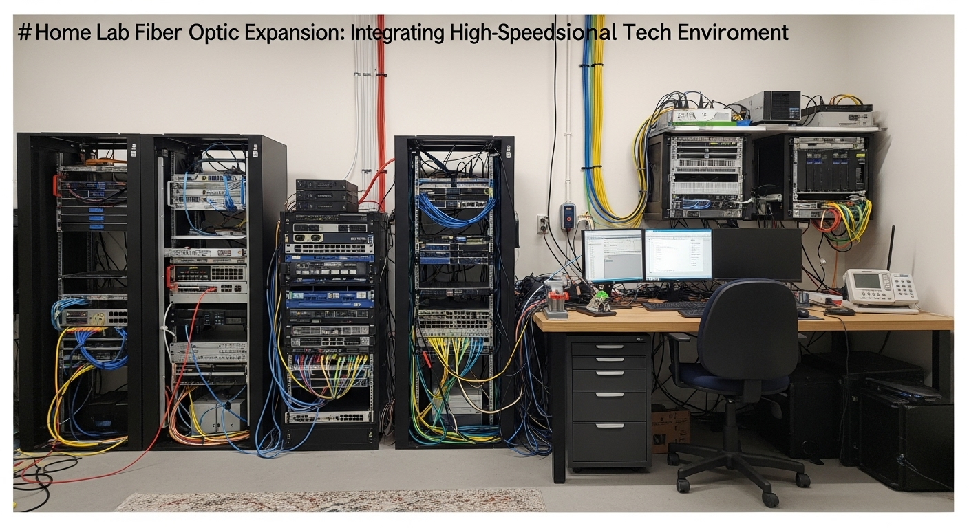 Unleashing the Garage's Network Potential: My Fiber Optic Adventure!