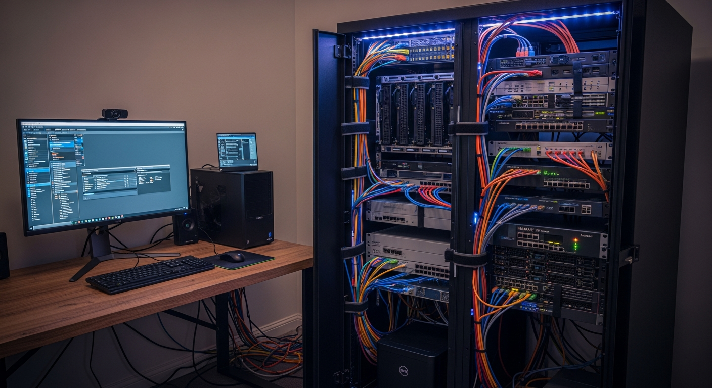 Building a Quiet Server Rack in My Bedroom (and Why My Partner Wasn't Happy)